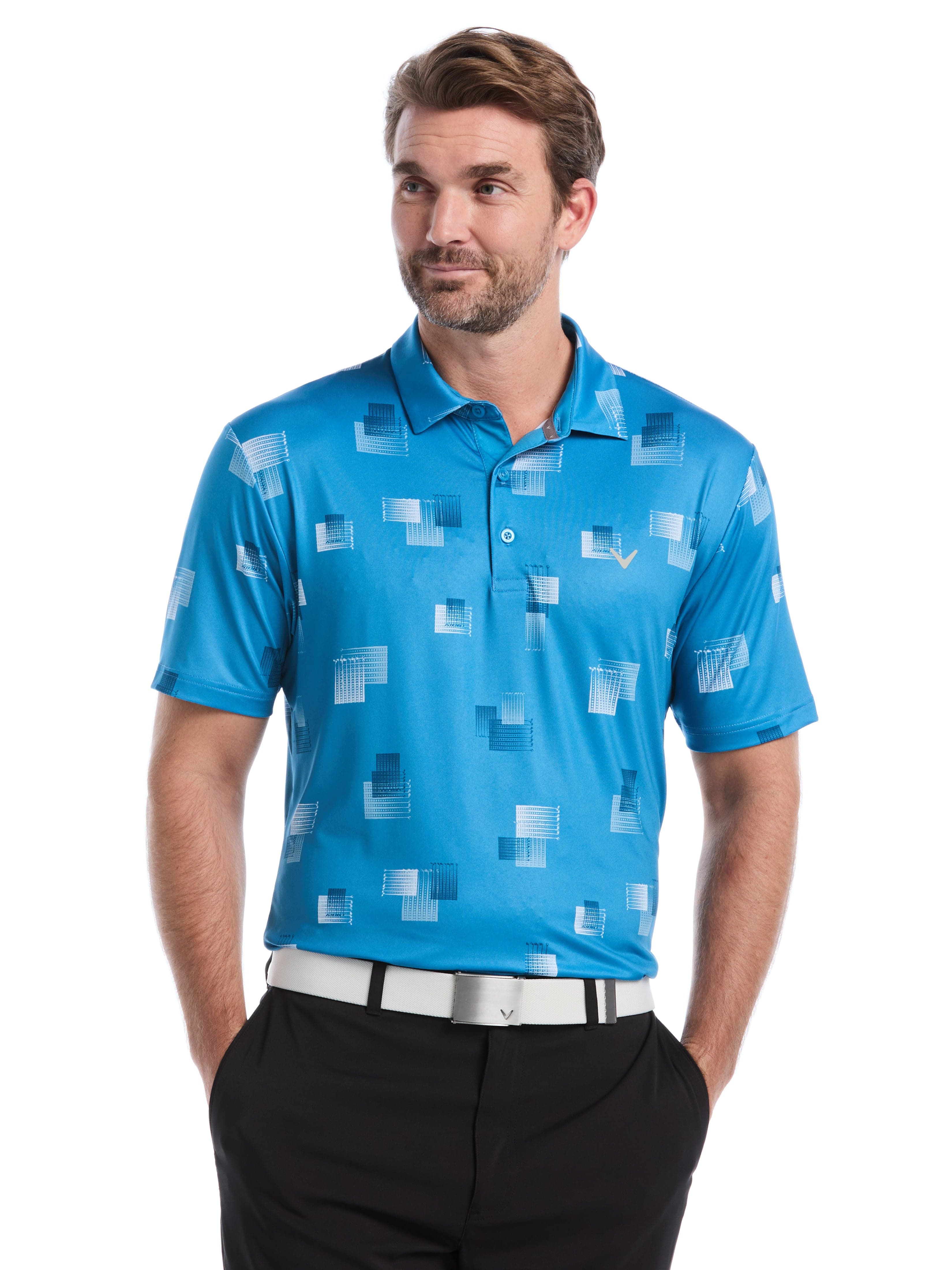CLUBHAUS “8th Anniversary” Polo - Sumi Men's 8 Essential Clubs Print Polo – Golf Apparel Shop