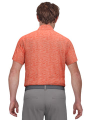 Heather Linear Print Golf Polo (Shell Pink) 