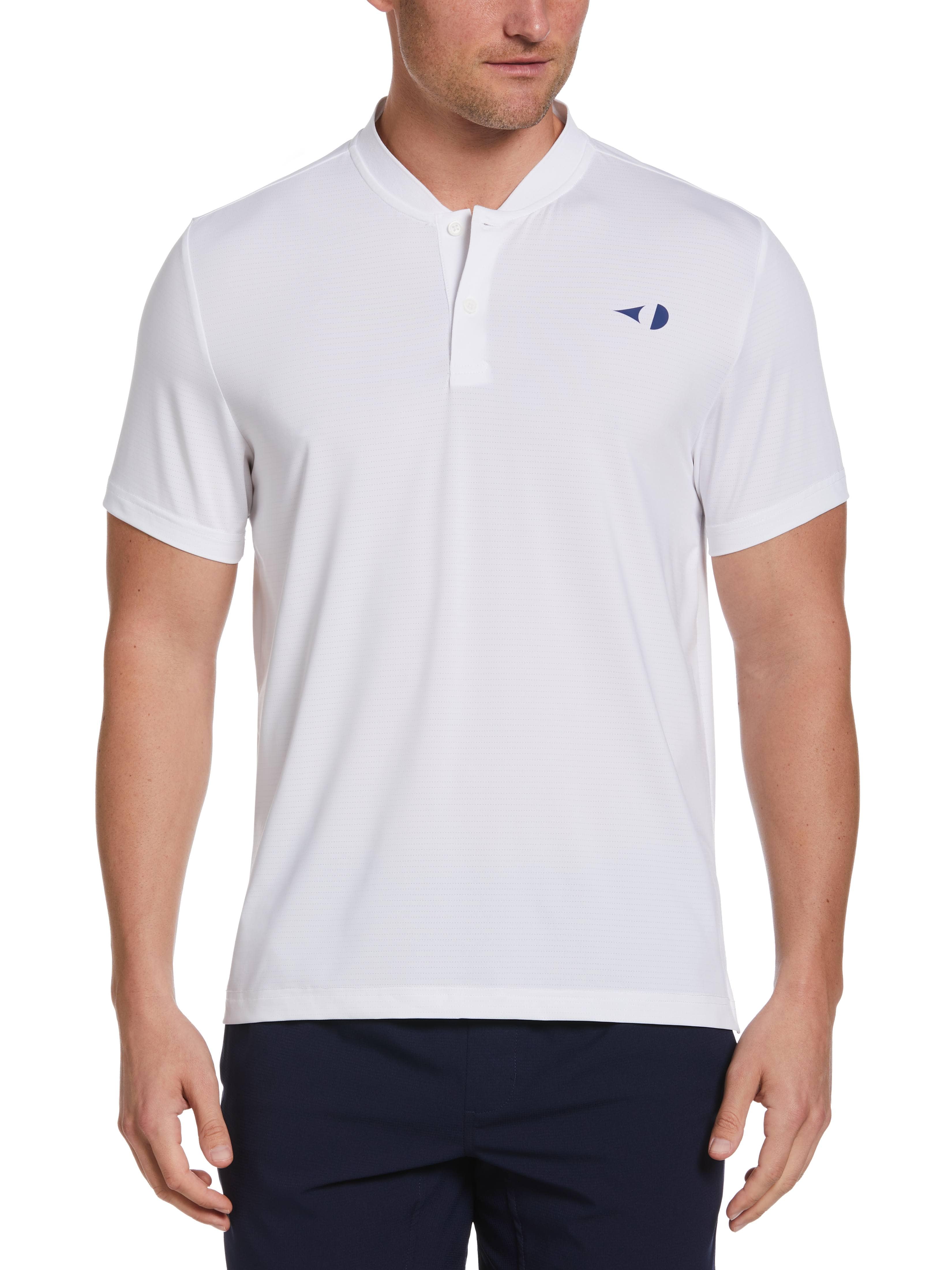 Men's Pinhole Mesh Edge Tennis Polo – Golf Apparel Shop
