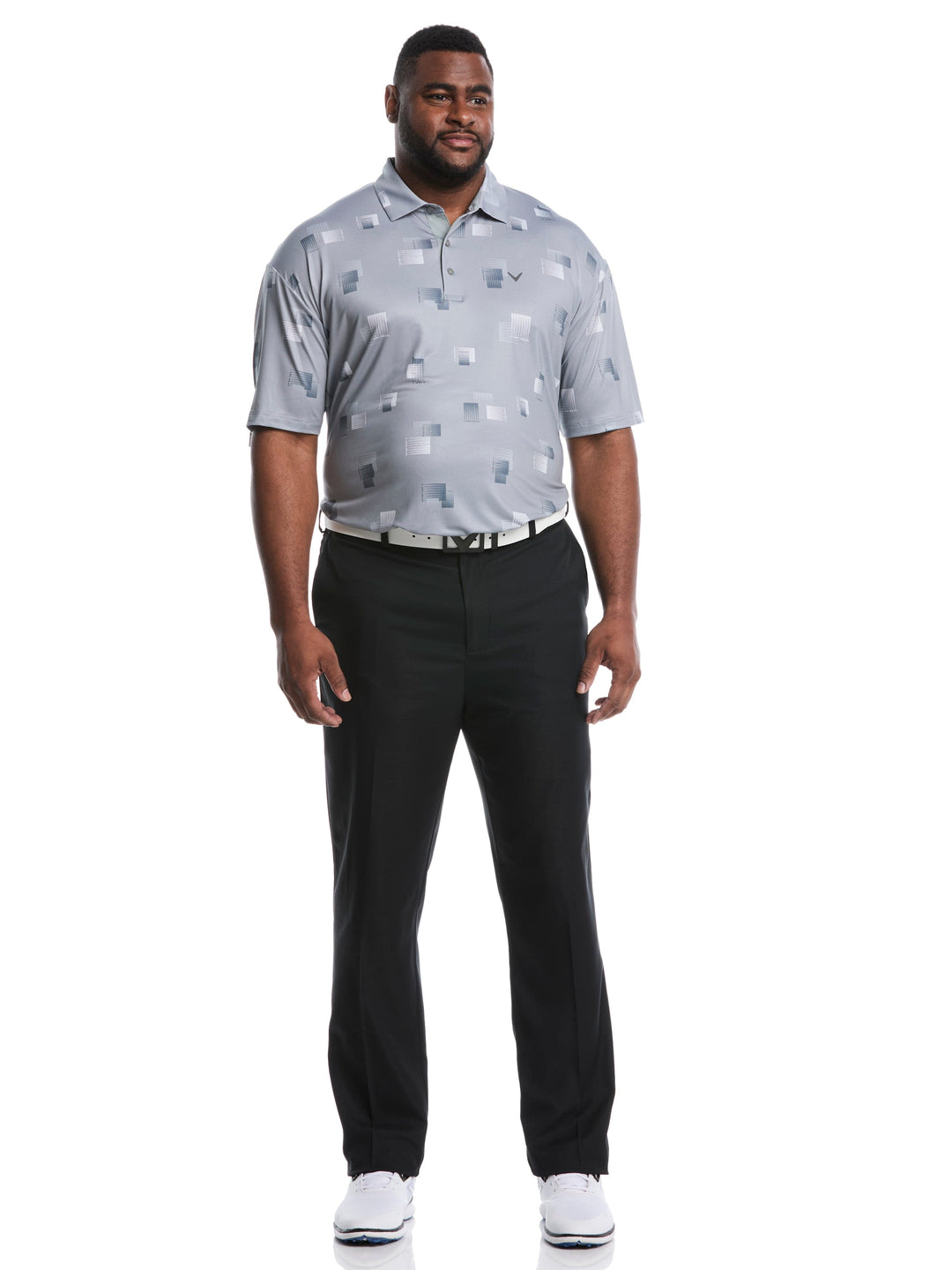 Big & Tall 8 Essential Clubs Print Polo