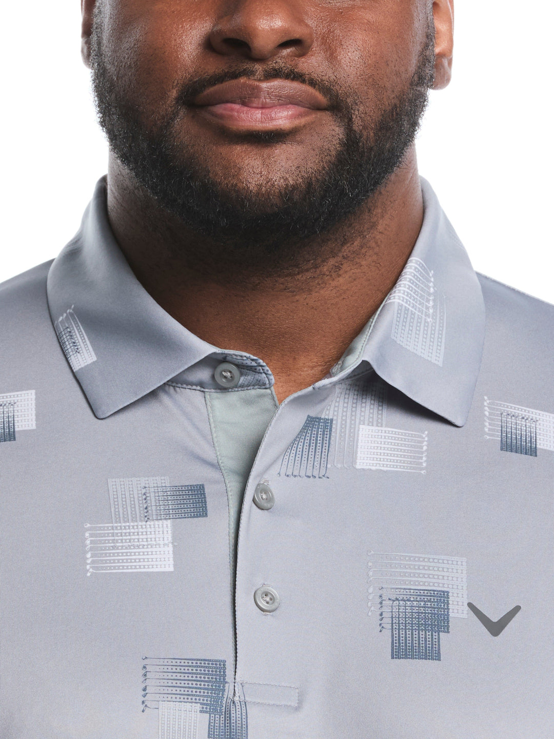 Big & Tall 8 Essential Clubs Print Polo