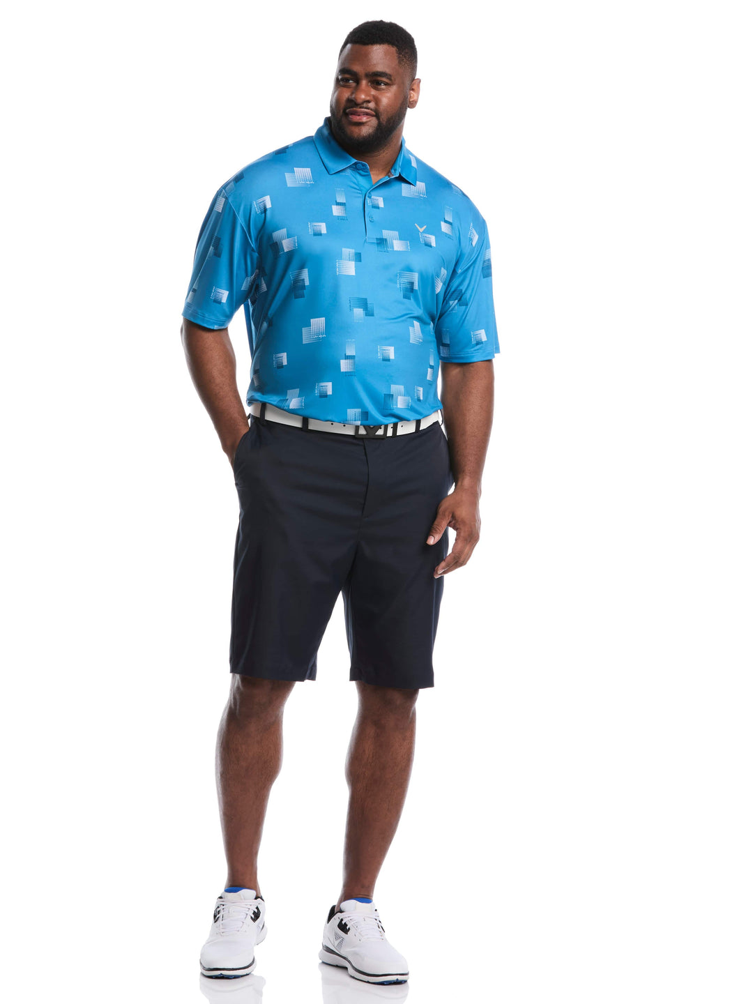 Big & Tall 8 Essential Clubs Print Polo
