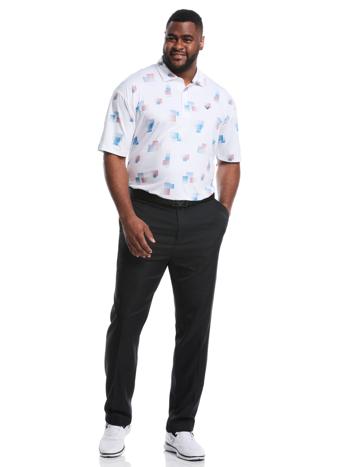 Big & Tall 8 Essential Clubs Print Polo