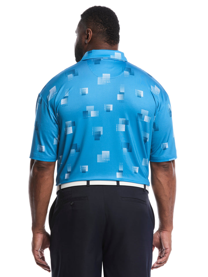 Big & Tall 8 Essential Clubs Print Polo
