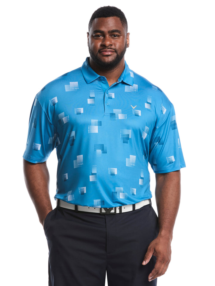 Big & Tall 8 Essential Clubs Print Polo