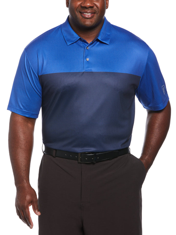 Big & Tall AirFlux™ Color Block Golf Polo