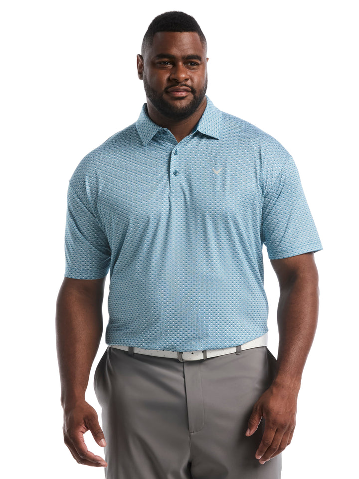 Big & Tall All-Over Tee Print Polo