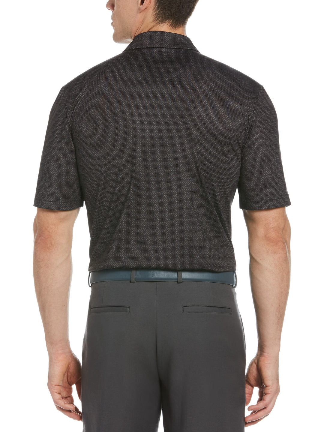 Big & Tall Allover Grid Polo
