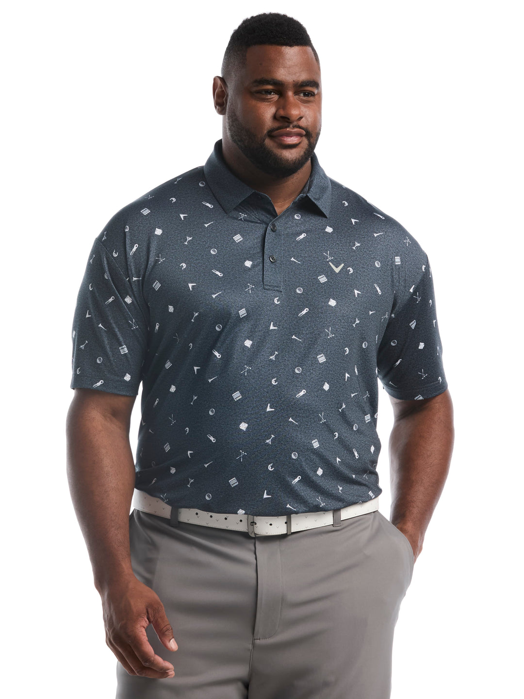 Big & Tall Clubhouse Essentials Print Polo