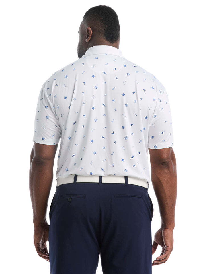 Big & Tall Clubhouse Essentials Print Polo