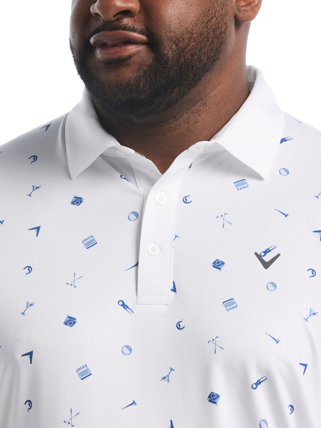 Big & Tall Clubhouse Essentials Print Polo