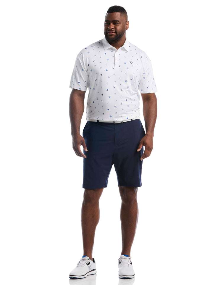 Big & Tall Clubhouse Essentials Print Polo