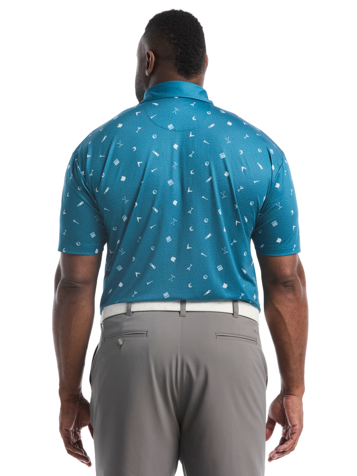 Big & Tall Clubhouse Essentials Print Polo