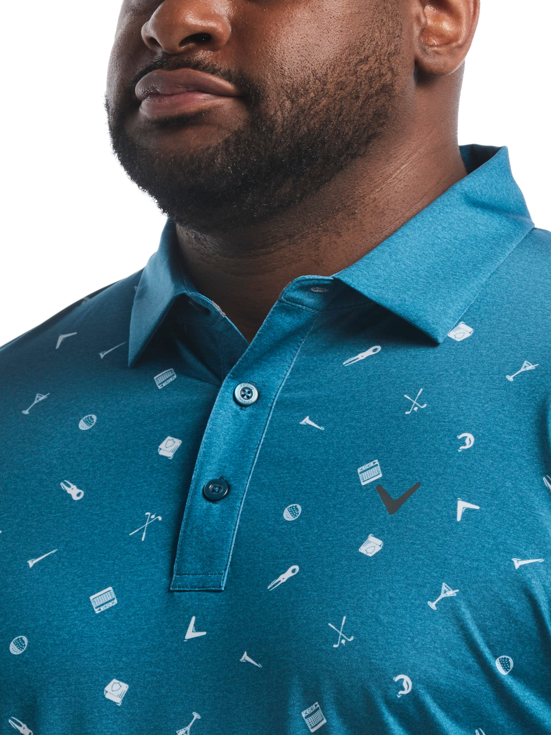 Big & Tall Clubhouse Essentials Print Polo