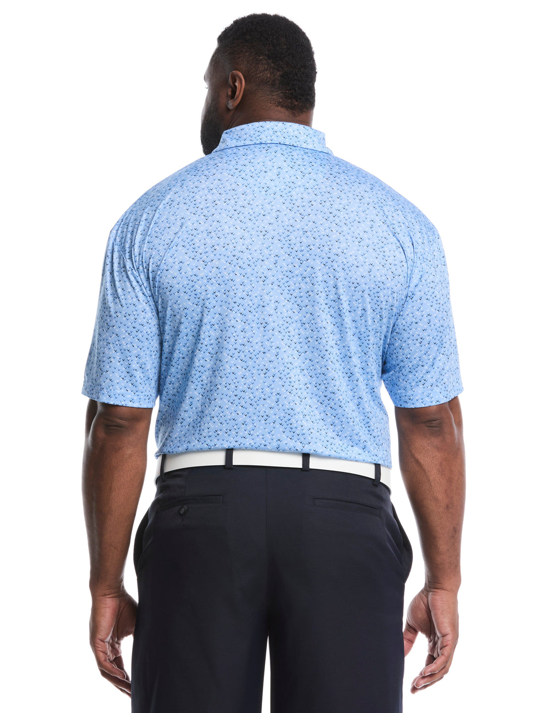 Big & Tall Confetti Chevron All Over Polo