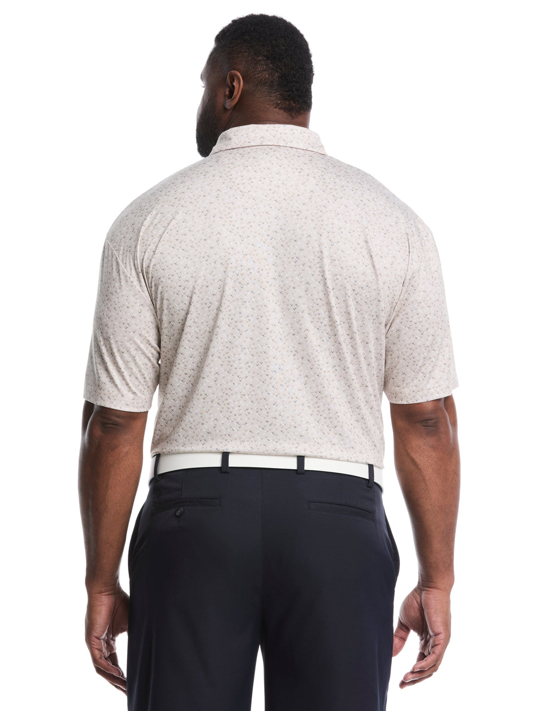 Big & Tall Confetti Chevron All Over Polo