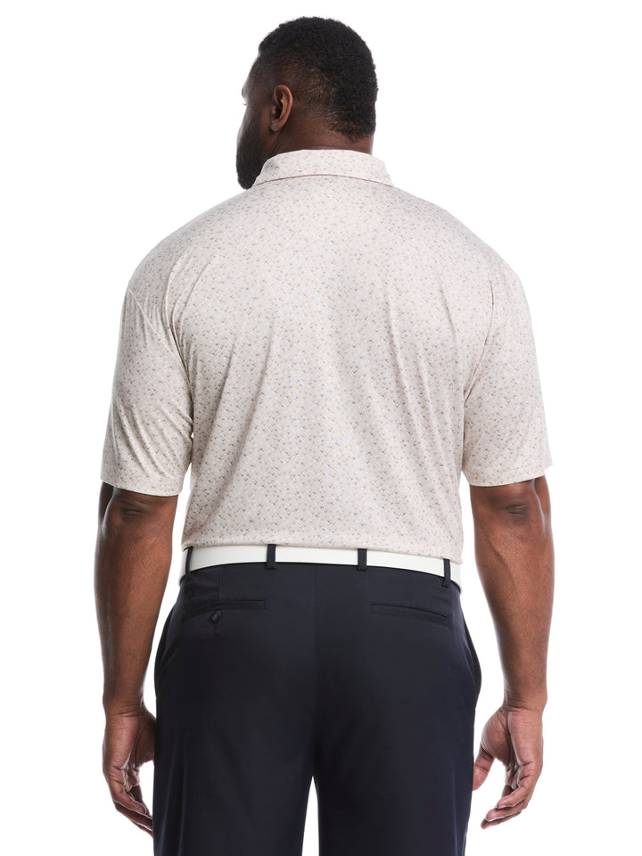 Big & Tall Confetti Chevron All Over Polo