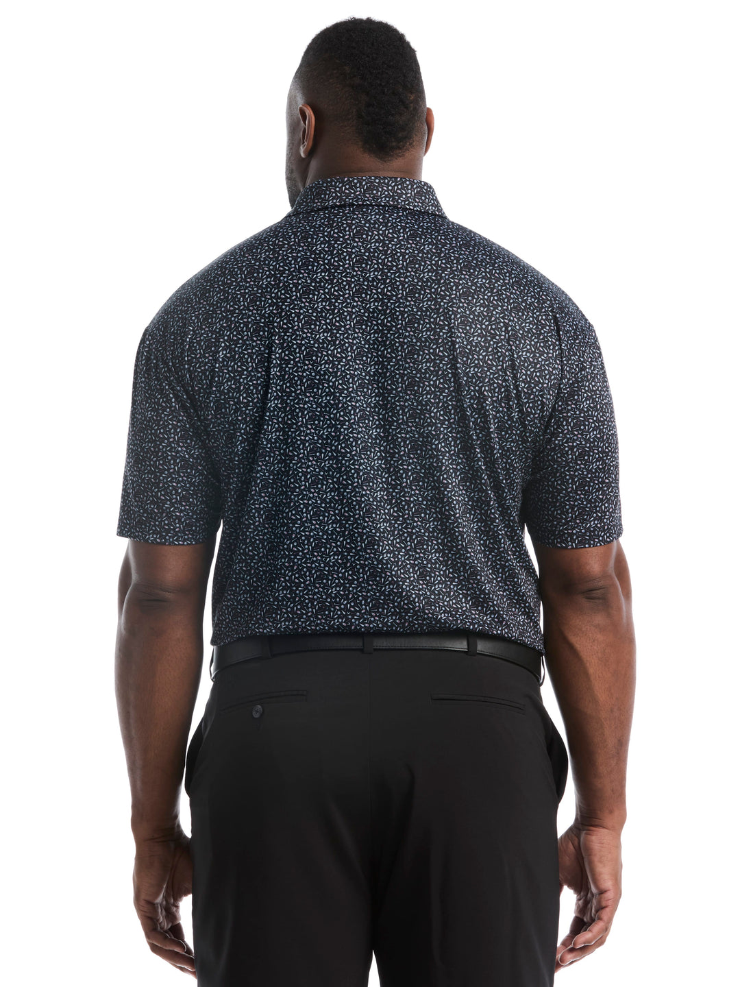 Big & Tall Course Essentials Confetti Print Polo