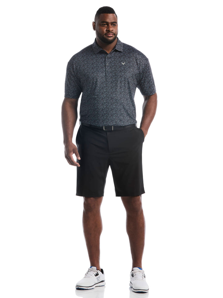 Big & Tall Course Essentials Confetti Print Polo