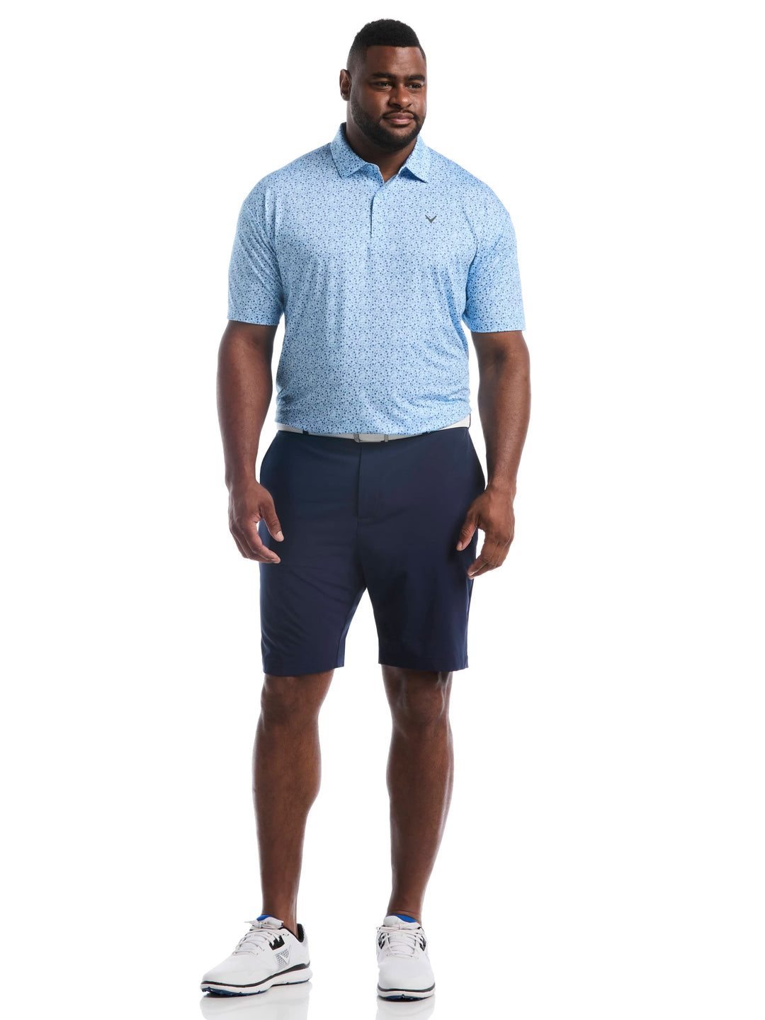 Big & Tall Course Essentials Confetti Print Polo