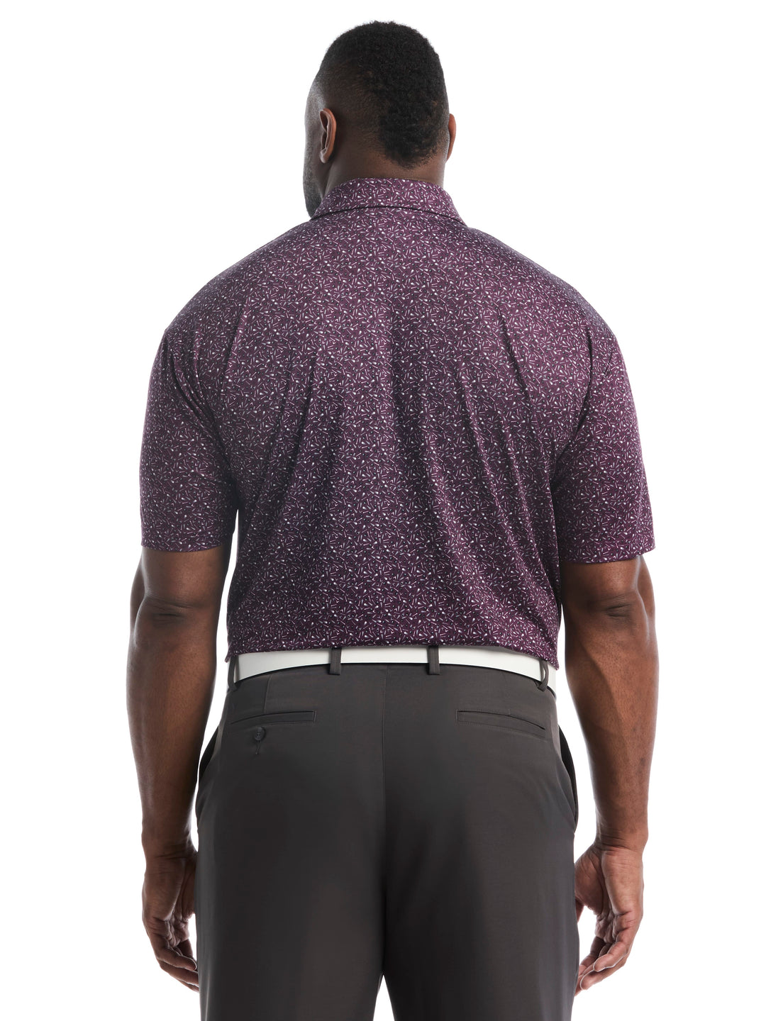 Big & Tall Course Essentials Confetti Print Polo