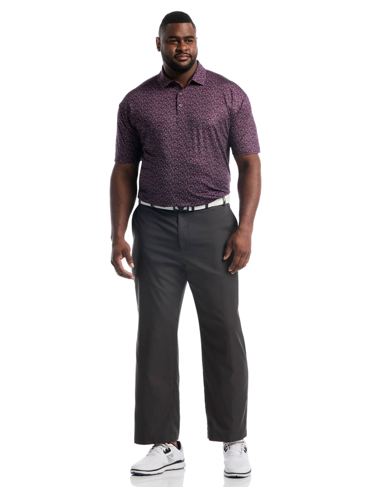 Big & Tall Course Essentials Confetti Print Polo