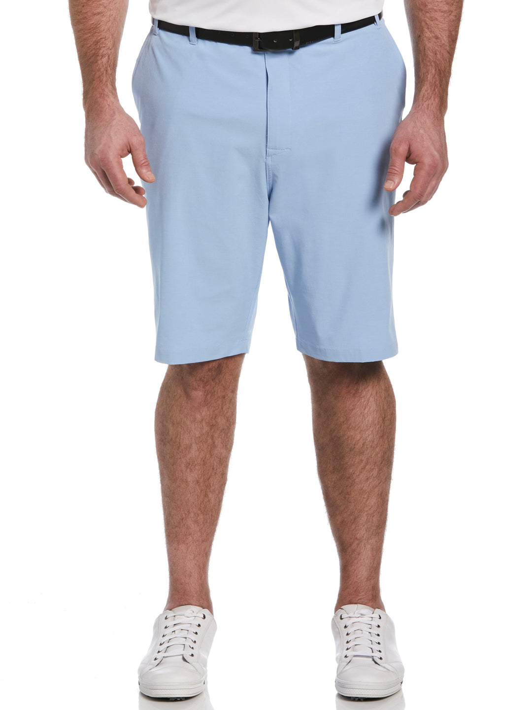 Big & Tall EverPlay Golf Short (Chambray Bl Htr) 