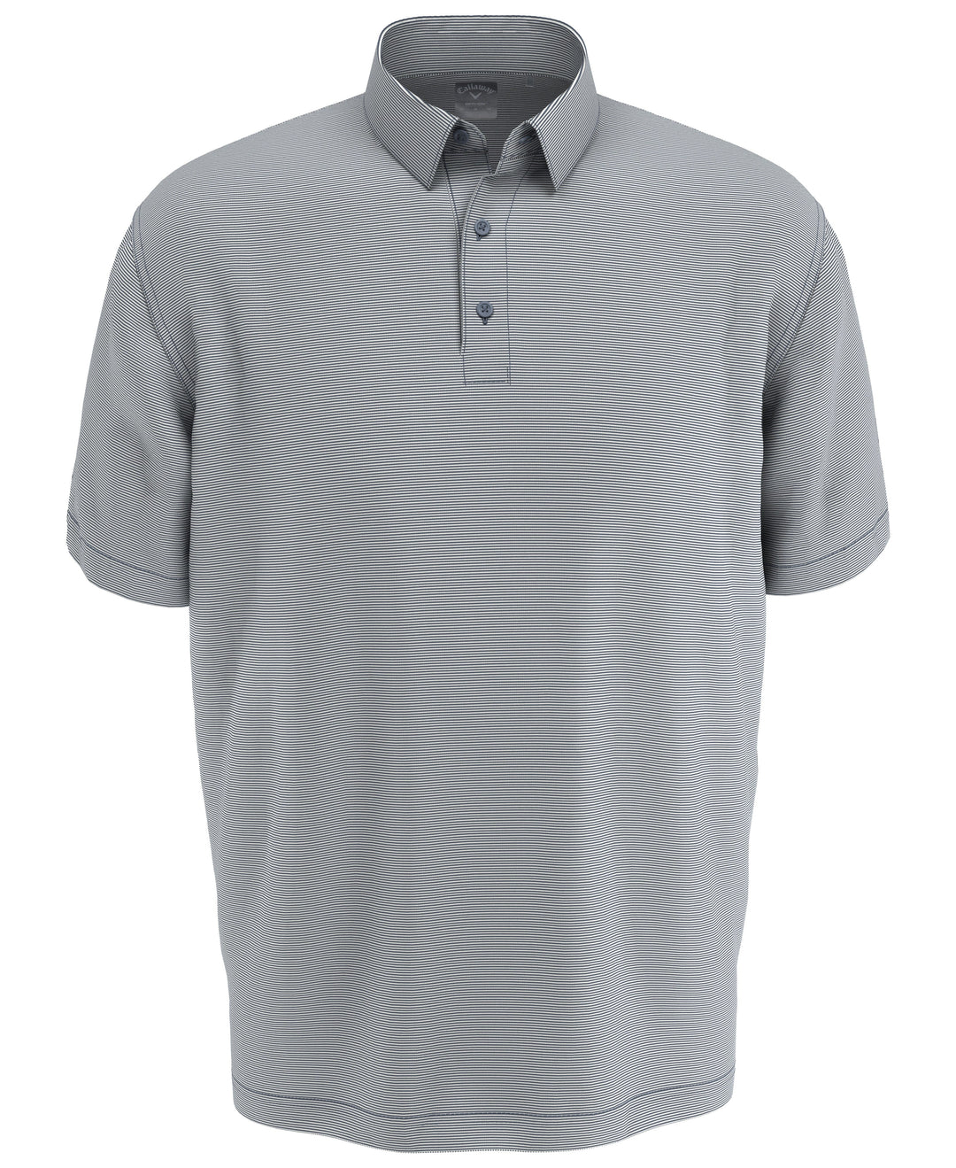 Big & Tall Fine Line Stripe Polo (Flint Stone) 