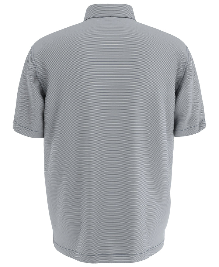 Big & Tall Fine Line Stripe Polo (Flint Stone) 