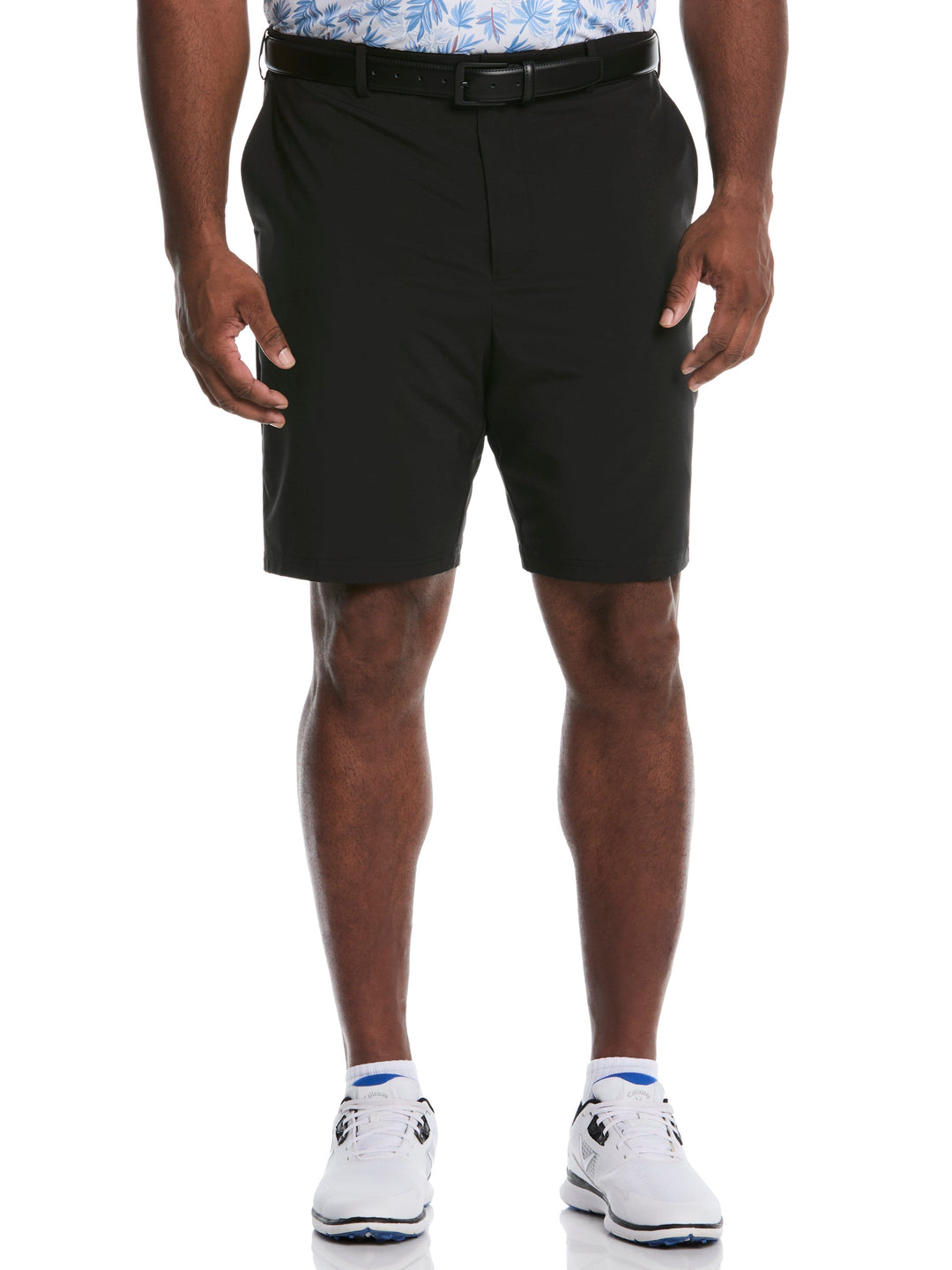 Big & Tall Flat Front Stretch Golf Shorts | 10" Inseam