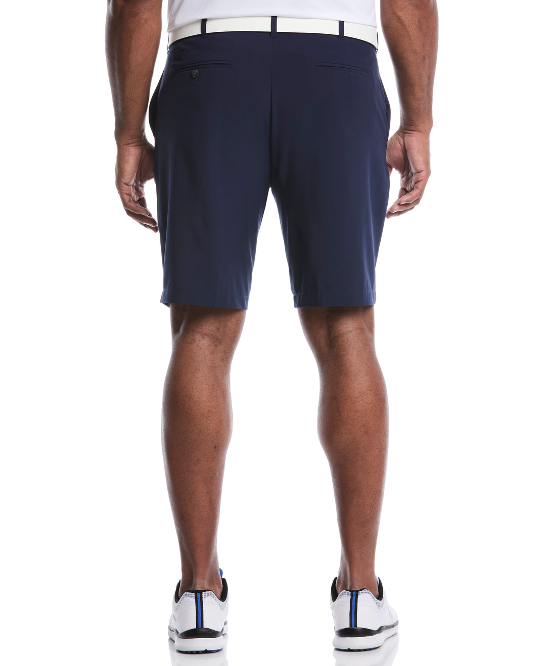 Flat Front Stretch Golf Shorts (Peacoat) 