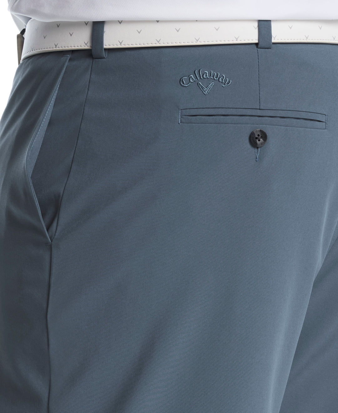 Flat Front Stretch Golf Shorts (Vintage Indigo) 
