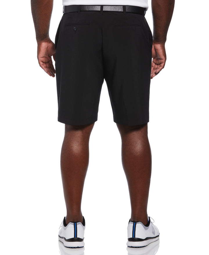 Flat Front Stretch Golf Shorts (Caviar) 