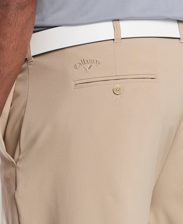 Flat Front Stretch Golf Shorts (Chinchilla) 