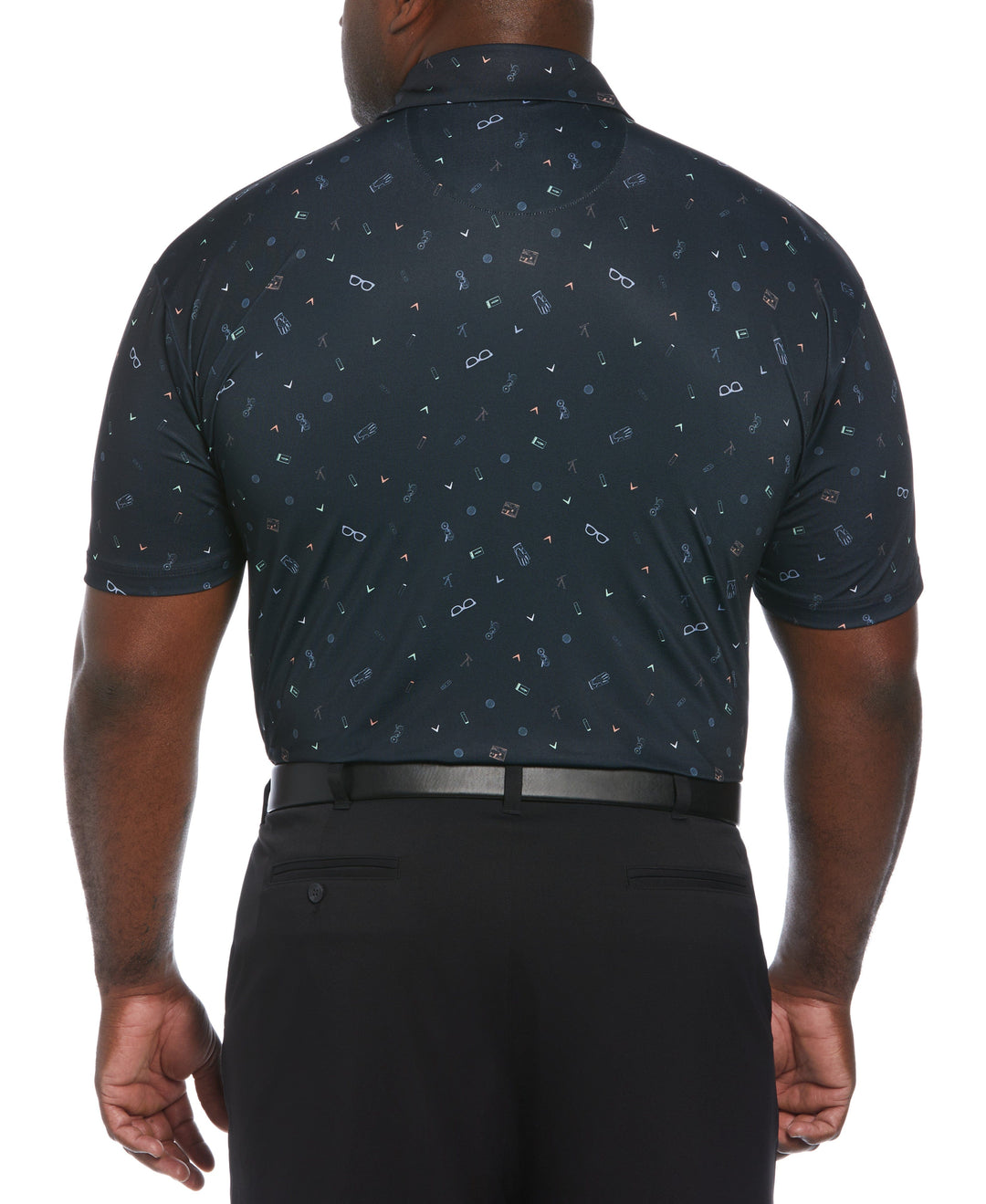 SMU SS ALL OVER GOLF BAG ESSENTIALS PRINT (Caviar) 