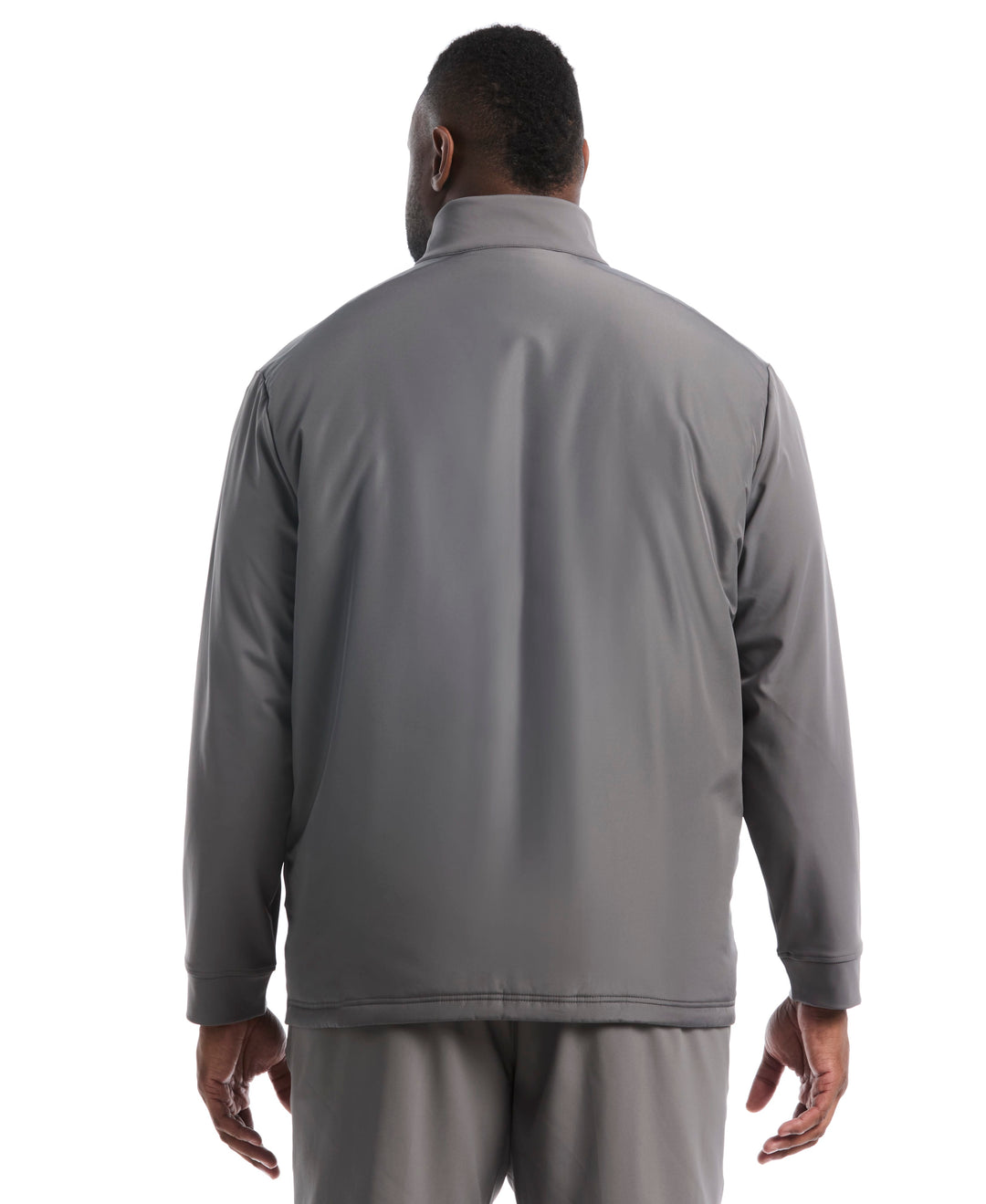 Big & Tall Insulated Mixed Media Full Zip Jacket (Quiet Shade) 