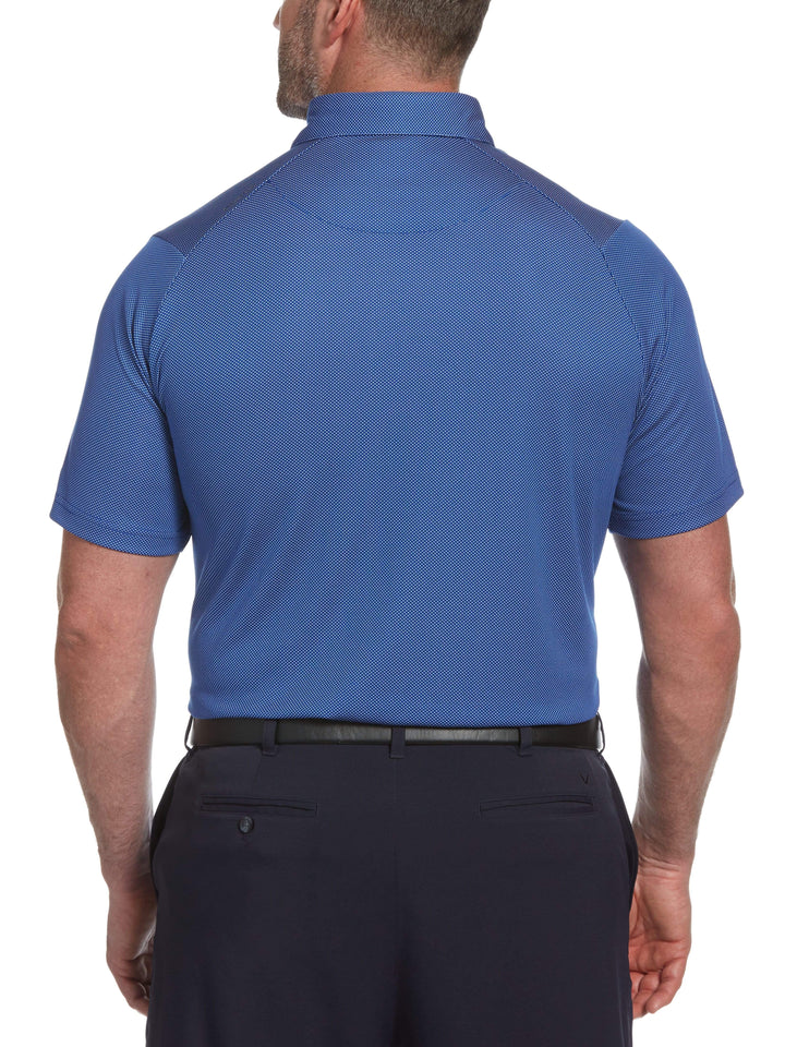 Big & Tall Jacquard Swing Tech™ Polo