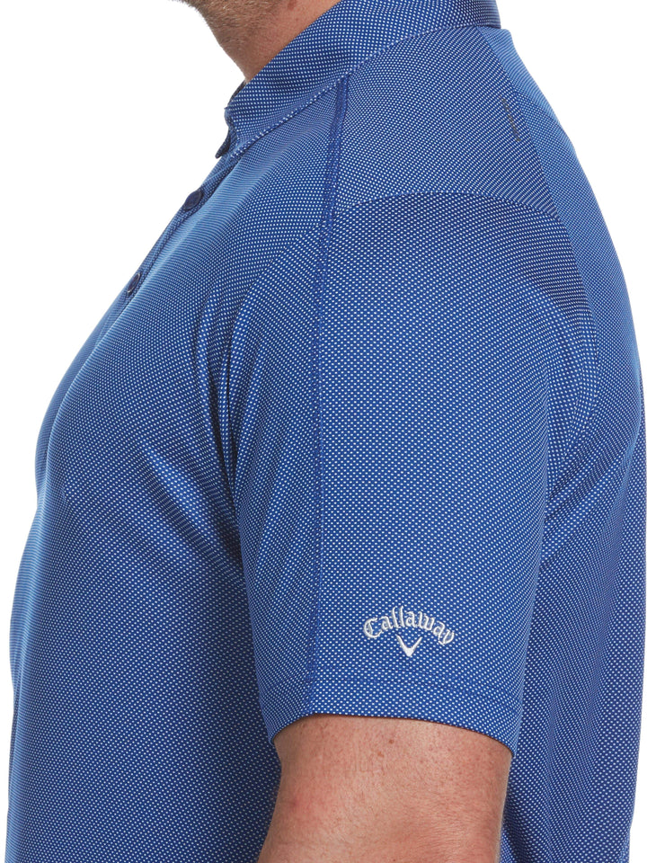 Big & Tall Jacquard Swing Tech™ Polo