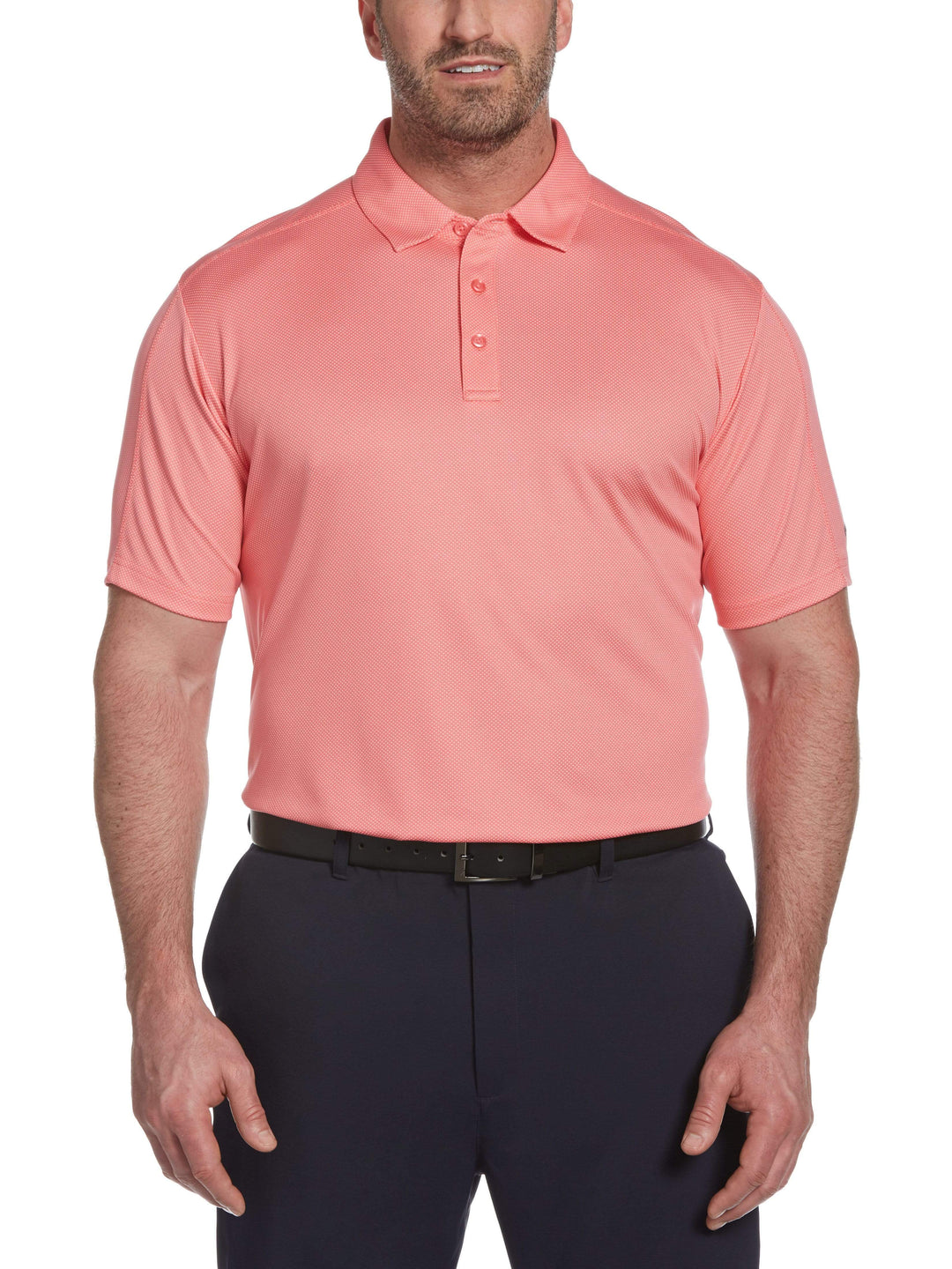 Big & Tall Jacquard Swing Tech™ Polo