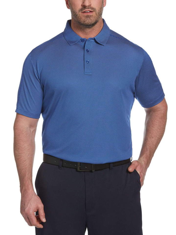 Big & Tall Jacquard Swing Tech™ Polo