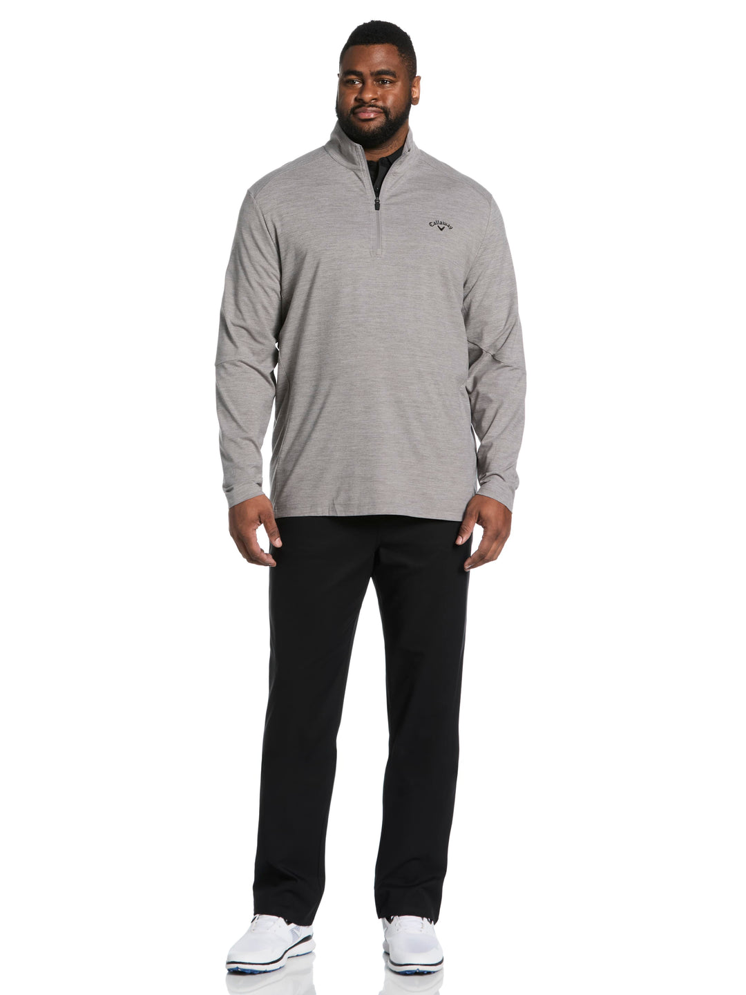 Big & Tall Lightweight Quarter Zip Pullover
