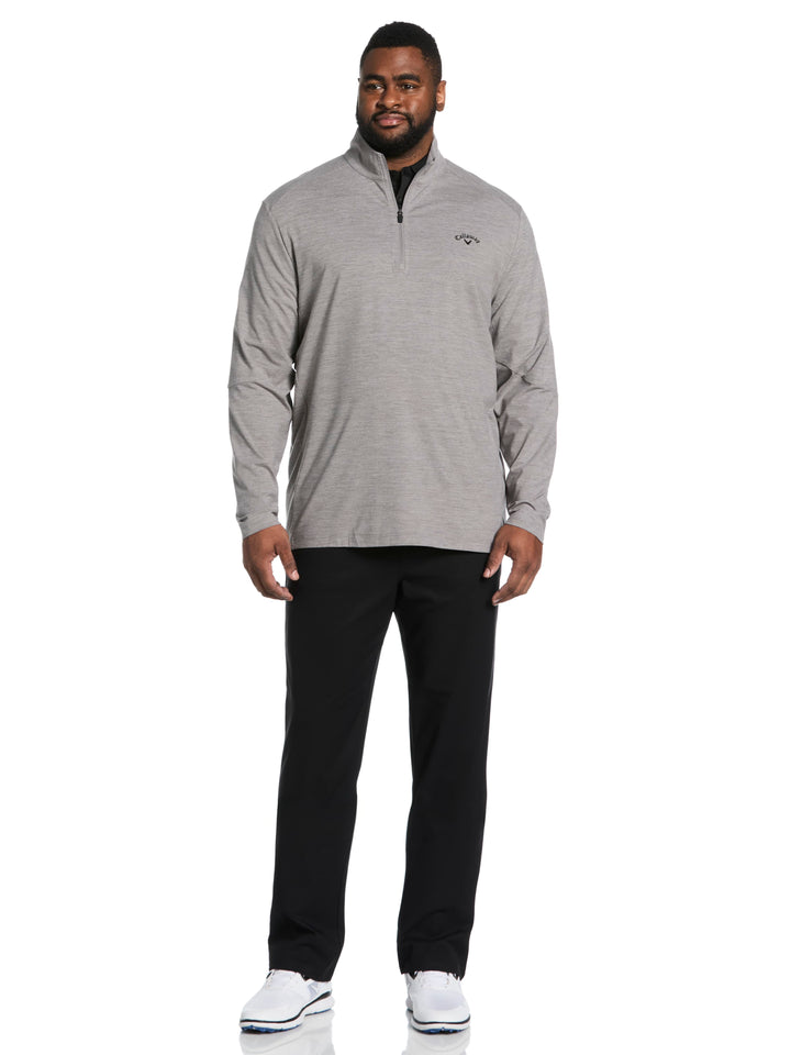 Big & Tall Lightweight Quarter Zip Pullover