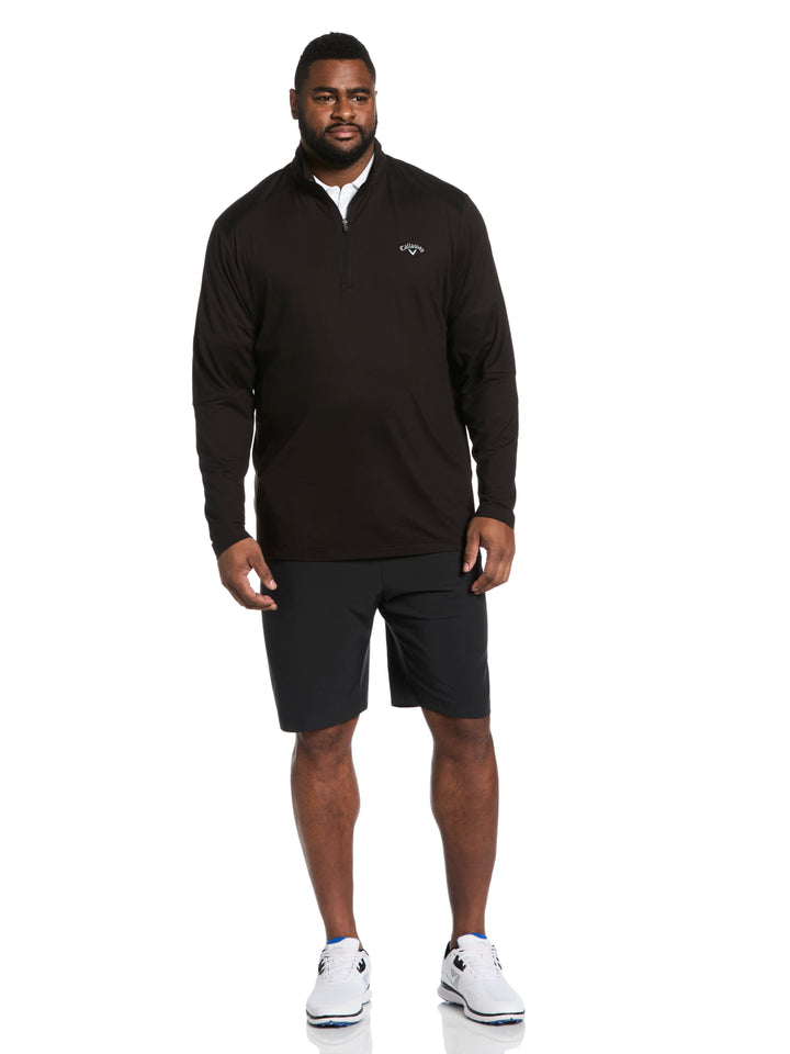 Big & Tall Lightweight Quarter Zip Pullover