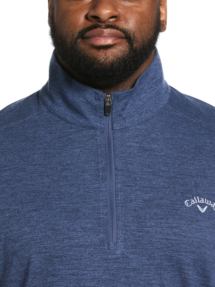 Big & Tall Lightweight Quarter Zip Pullover