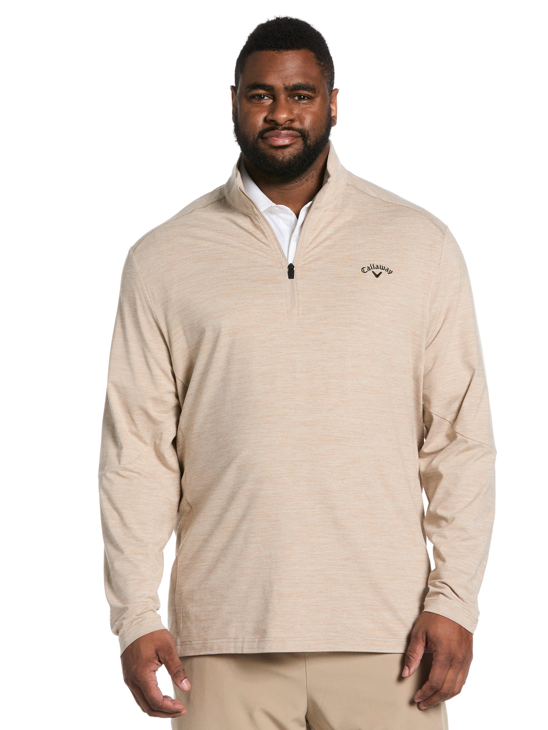 Big & Tall Lightweight Quarter Zip Pullover