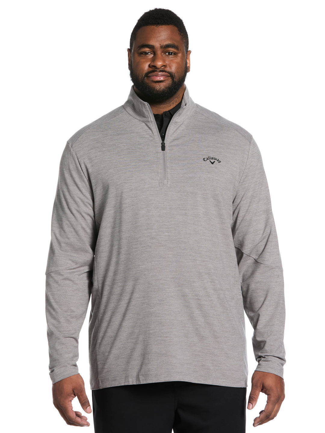 Big & Tall Lightweight Quarter Zip Pullover
