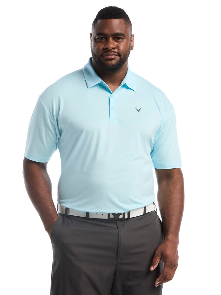 Big & Tall Micro Hex Golf Polo