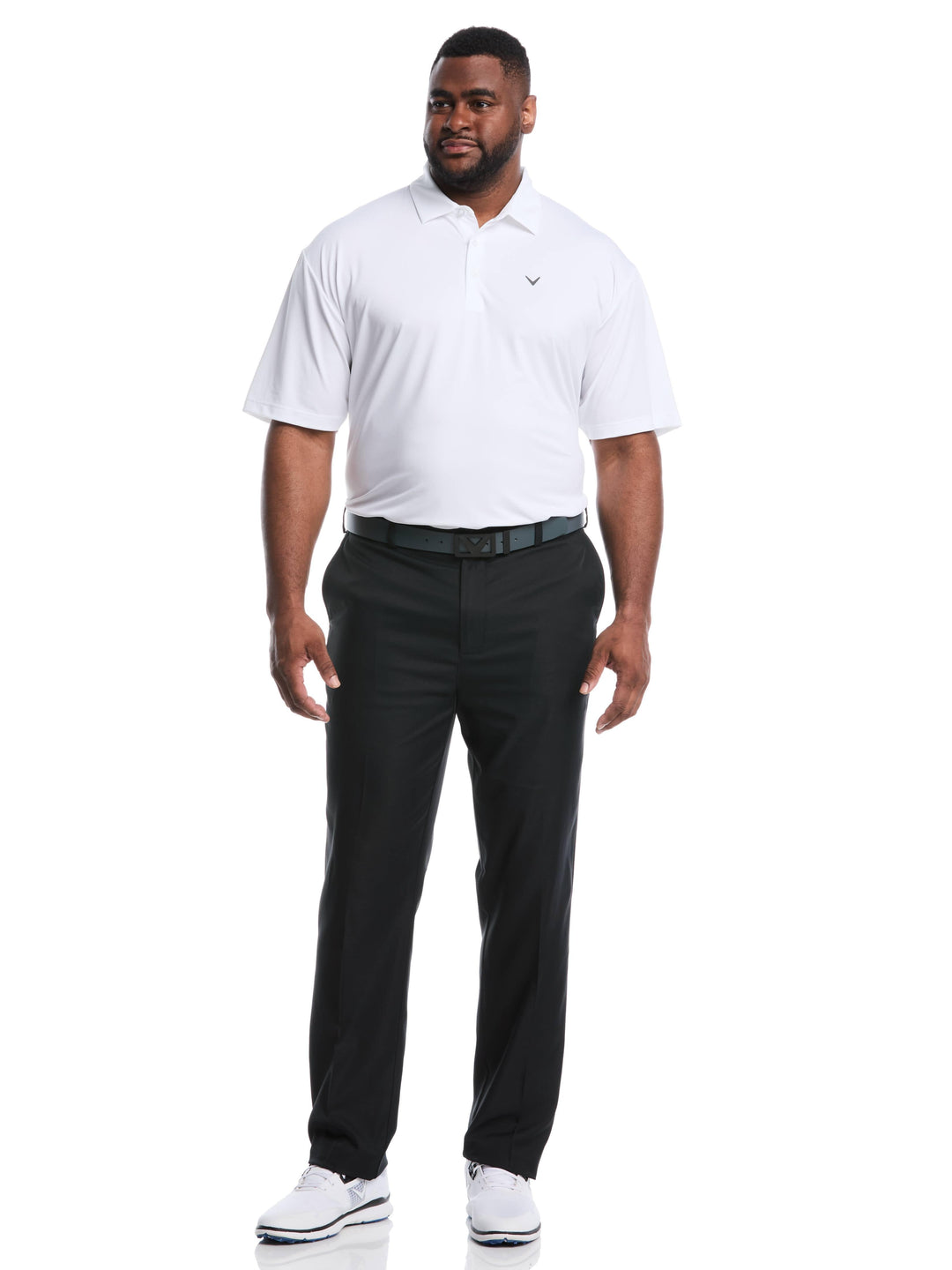 Big & Tall Micro Hex Golf Polo