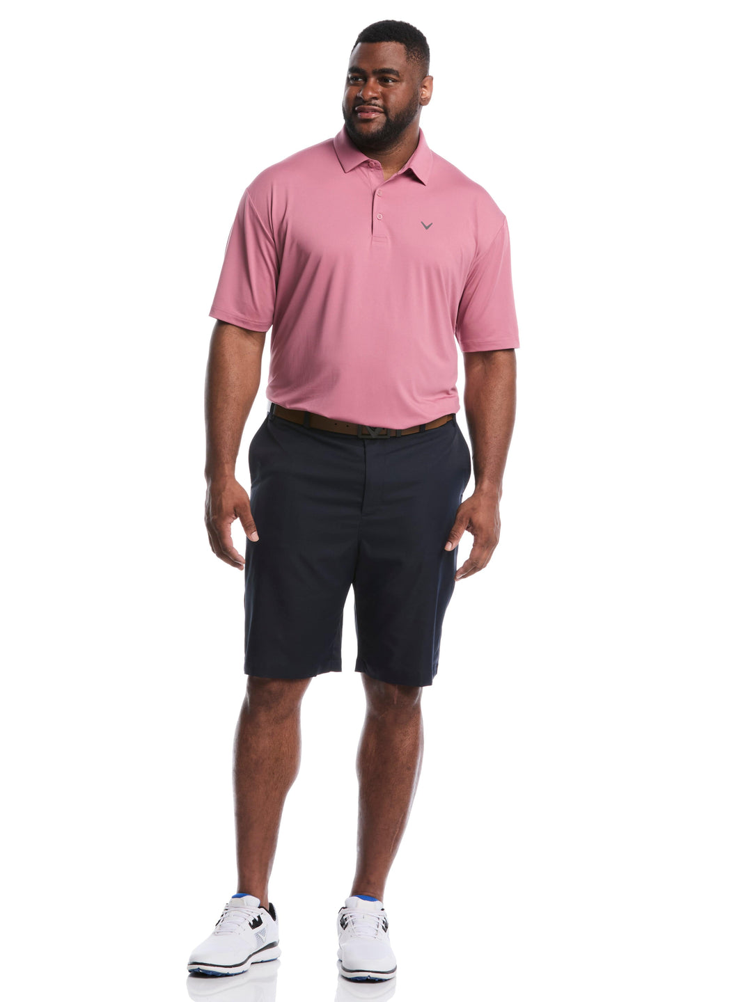 Big & Tall Micro Hex Golf Polo