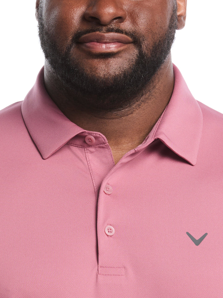Big & Tall Micro Hex Golf Polo